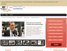 Tablet Screenshot of culturaromena.it